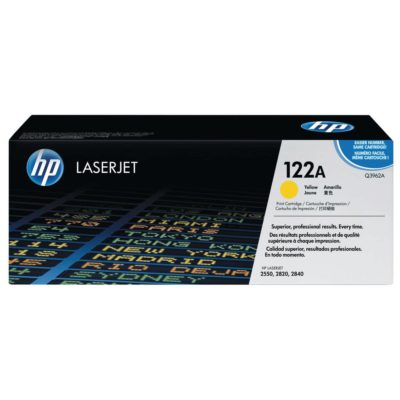 Hp 122A Toner, Yellow Single Pack, Q3962A Hp 122A Toner, Yellow Single Pack, Q3962A